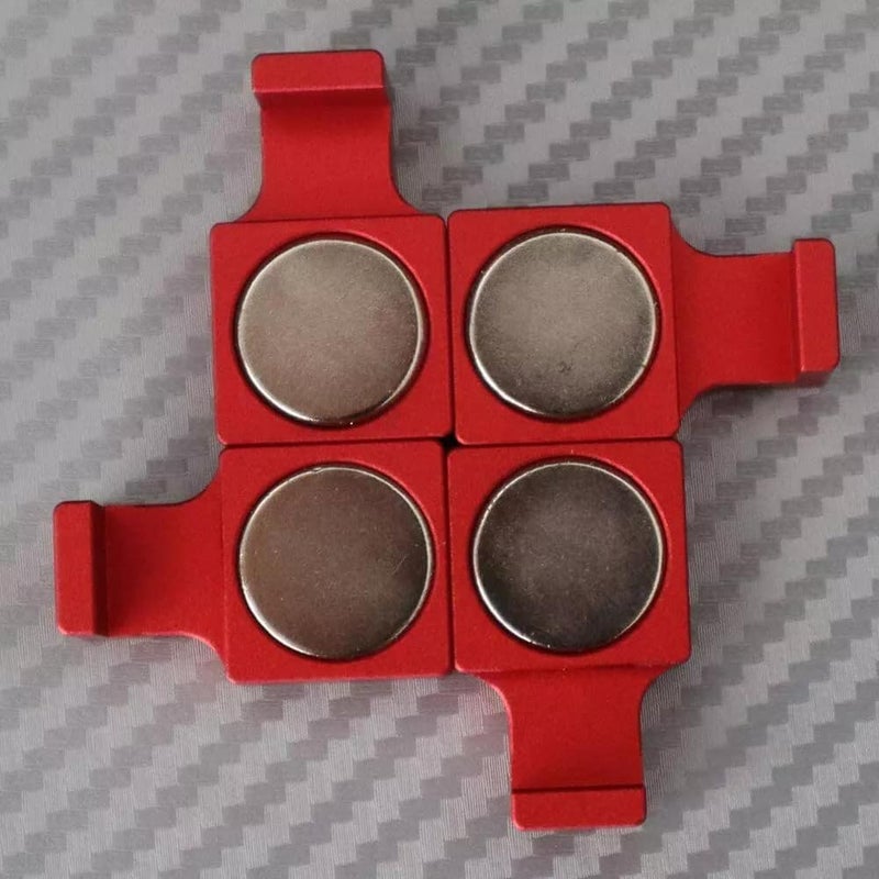 cwZhen 4-Pack!Upgraded Strong Big Magnetic Parallel Keepers, Holders. Vise, CNC,Kurt,Parallel Holders, Milling Vise Machinist Tools - Image 2